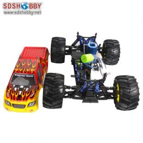 HSP 1/8th Scale Nitro Off-Road Monster Truck (Model NO.:94083) with AM Radio, Four Wheel Drive