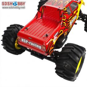 HSP 1/8th Scale Nitro Off-Road Monster Truck (Model NO.:94083) with AM Radio, Four Wheel Drive