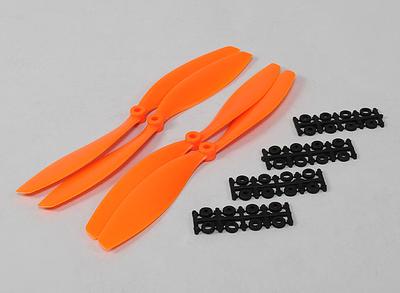 10x4.5 SF Props 2pc Standard Rotation/2 pc RH Rotation (Orange)