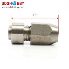 Collet Length=32mm Dia-A=M1/4-28 Dia-B=4mm