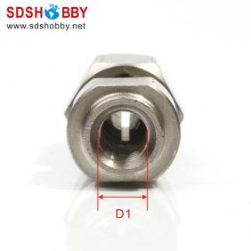 Collet Length=32mm Dia-A=M1/4-28 Dia-B=4mm