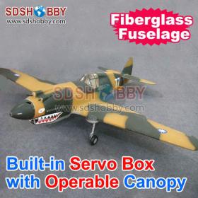 93in P40 50CC Scale/Gasoline/Petrol Airplane Fiberglass Version ARF