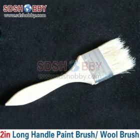 2in Long Handle Paint Brush/ Wool Brush/ Woodware Brush/ Spray Finishing Tool