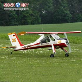 78.8in Wilga Fiberglass Version 20CC Scale Airplane/ Gasoline Airplane ARF-Red & White Color