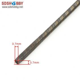 Flexible Axle (Round & Square) Positive Dia. =φ4.76 Side=3.7X3.7mm Length=310mm for RC Model Boat