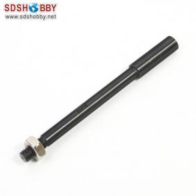 Drive shaft with screw L=106mm Dia-A=6.35mm Dia-B=7.9mm Side=5X5mm