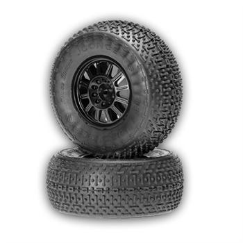 JConcepts Goose Bumps SC10 Re Tire Green w/Blck Whl (2) JCI30413220