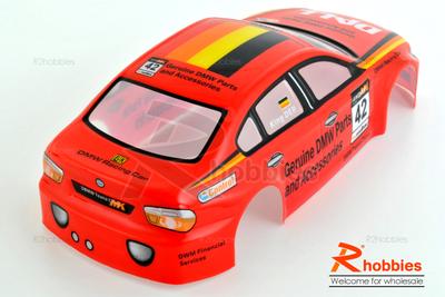 1/18 BMW 320si Analog Painted RC Car Body (Red)