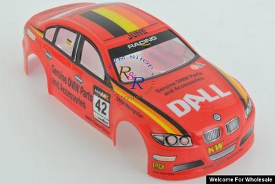 1/18 BMW 320si Analog Painted RC Car Body (Red)