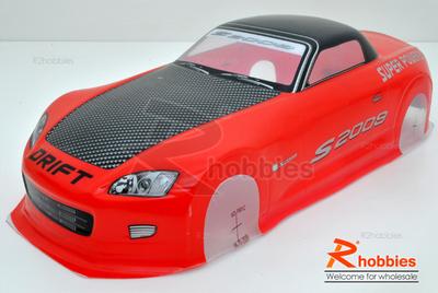 1/10 Honda S2000 (2004) Analog PVC Painted RC Car Body