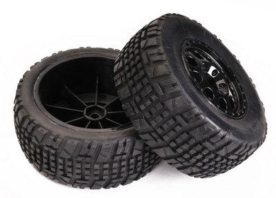 Racers Edge Premounted Tires & Wheels (2) - PRO2 SC RCETSTB