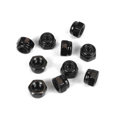 Tekno RC M4 Locknuts (Black 10 pcs) TKR1202