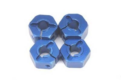 ST Racing 12mm Clamp Wheel Hex Adapter Blue SPTST3654-12B