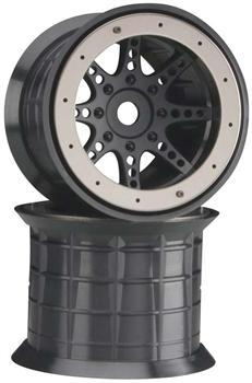 Axial Oversize Bead Lock 8 Spoke Black Wheel (2) AXI8042