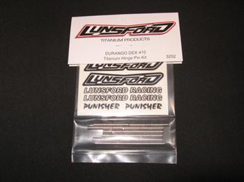 Lunsford Titanium Hinge Pin Kit Durango DEX410 LNS3202