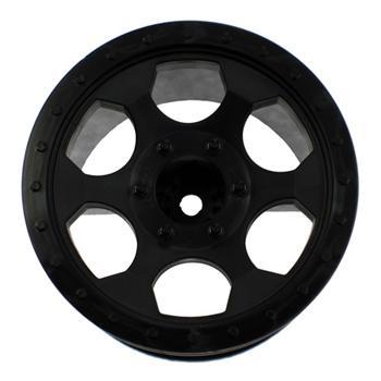 DE Racing Trinidad ST Wheels for Team Associated T4.1 / Black DERSTAB