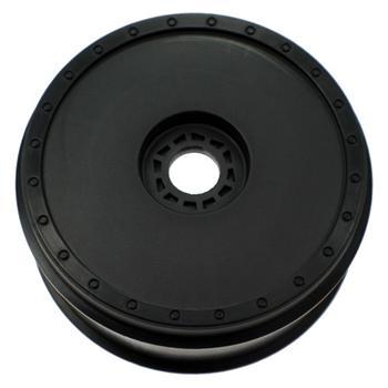 DE Racing Borrego 8 1/8TH Scale Buggy Wheel/ Black (4) DERBB8B