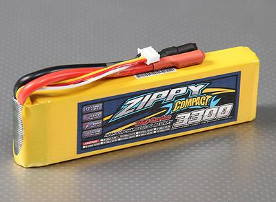 ZIPPY Compact 3300mAh 3S 35C Lipo Pack