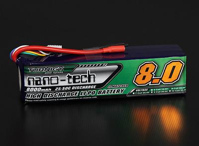 Turnigy nano-tech 8000mAh 6S 25~50C Lipo Pack