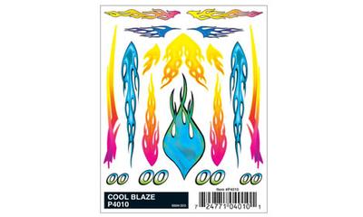 Dry Transfer Decals, Cool Blaze