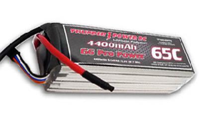 4400mAh 6S 22.2V 65C Lipo