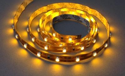 Yellow flexible LED strip, 1M