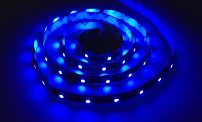 Blue flexible LED strip, 1M