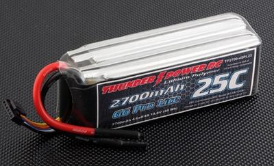 2700mAh 4S 14.8V 25C LiPo Battery