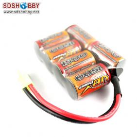 VB Ni-MH 2/3A Power Battery 1500mAh 7.2V 6S (4+2) Stick Pack for RC Car RC Boat