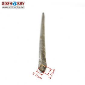 Flexible Axle (Both Square) Positive Dia. =φ4.76 Side=3.7X3.7mm Length=360mm for RC Model Boat