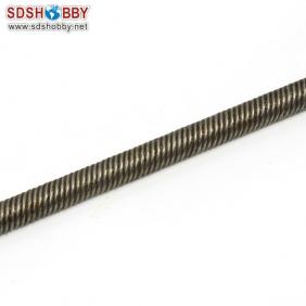 Flexible Axle (Both Square) Positive Dia. =φ4.76 Side=3.7X3.7mm Length=360mm for RC Model Boat