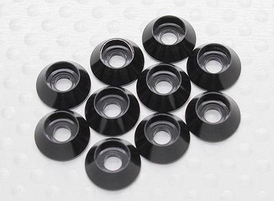 Anodised Aluminum M3 Sockethead Washers (Black) (10pcs)