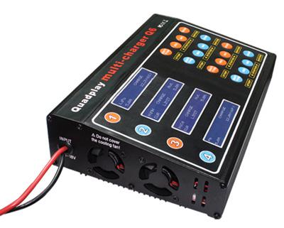 Quadplay 1-6S 4x 50/6 Watt Four Independent Output Balance Charger Q6