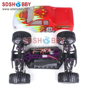 HSP 1/10 Brushed RC Electric Off-Road Monster /Truck RTR (Model NO.:94111) with 2.4G Radio, RC540 Motor, 7.2V 1800mAh Battery