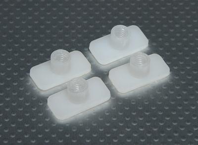 Nylon Blind Nut M6 (4Pcs/Bag)