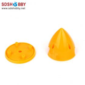 2 Slot Nylon Spinner 3in/76mm--Yellow Color for 2 Blades Propeller