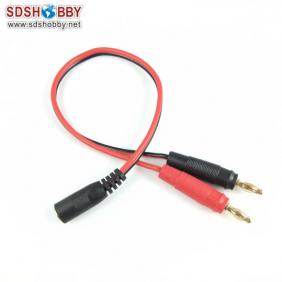 Banana Adaptor Connector with L300mm 18AWG Silicone Cable