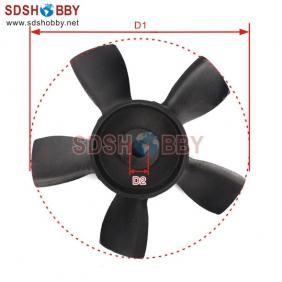 Carbon Fiber 5 Blades D120*d10mm (Gasoline & Electric Power) for Ducted Fan