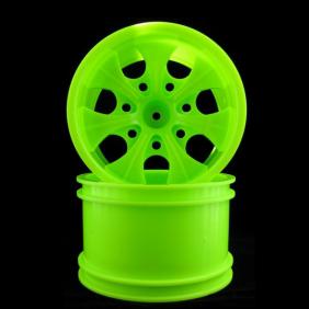 Wheel Hub Rim only For 1/10 Truck  Green  Color (2pcs)