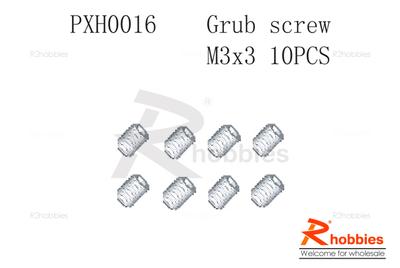 Grub screw M3 x 3