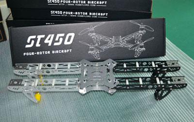 ST450 Four-rotor Aircraft/ Quadcopter (Folding design)  Kit Version