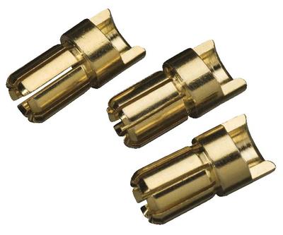 Great Planes Gold Plated Bullet Connector Male 6mm (3) GPMM3116