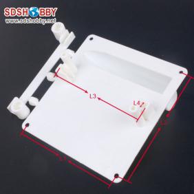 Servo Protector /Servo Mount for 36g/56g Servos White (one pair)