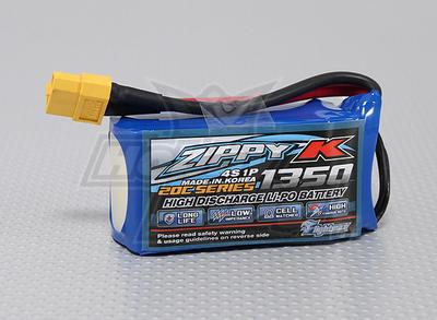 Zippy-K Flightmax 1350mah 4S1P 20C Lipoly Battery