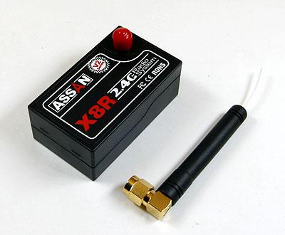 2.4G X8R 8-channel Receiver (External antenna) V2