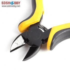 Mini Tool Steel Diagonal Plier /Diagonal Cutting Plier with Rubber Handle