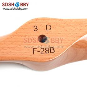 6Star 3D Wooden Propeller/ Beech Propeller 28B 28*10 28x10 for RC Gasoline/ Petrol Airplane