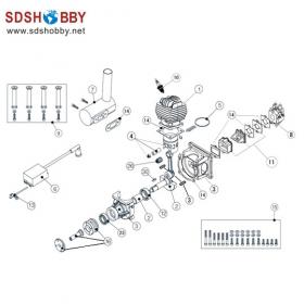 Gasket for Exhaust Pipe for Engine EME60