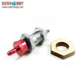 Aluminum Single-way /One-way Fill Valve D2.5 x D8 x L25mm/Parts of Air Retracts