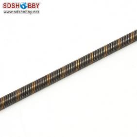 Flexible Axle (Round & Square) Positive Dia. =φ6.35 Side=5X5mm Length=550mm for RC Model Boat